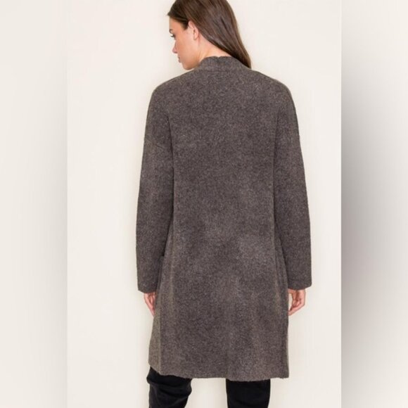 Brown Cardigan Sweater cardigan duster sweater soft NWOT - Picture 3 of 3